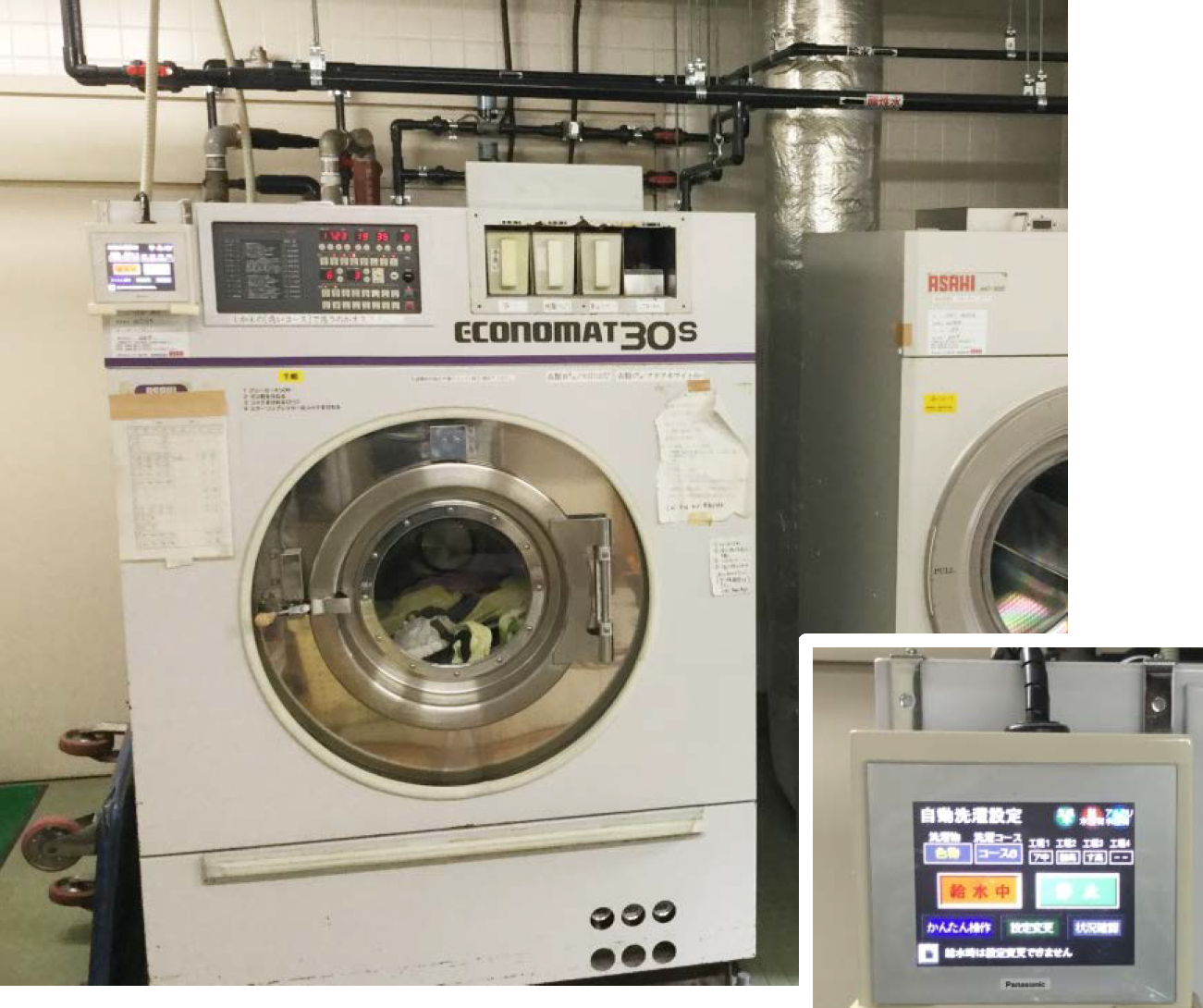 タッチパネルで簡単操作