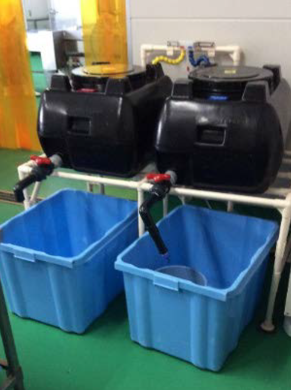 ESS-ZEROとタンク２台を連結