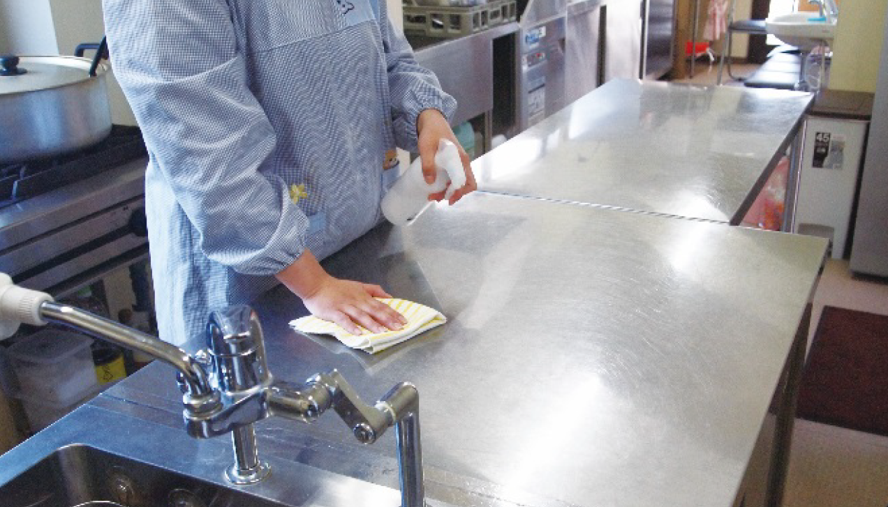 清掃・除菌状況