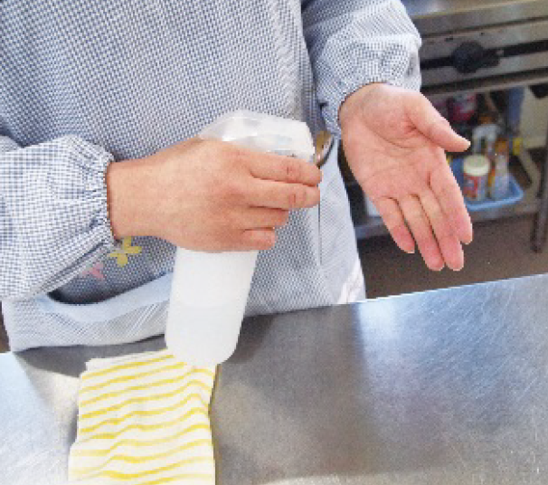 清掃・除菌状況