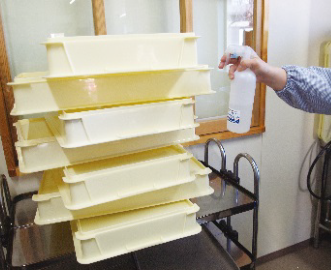 清掃・除菌状況