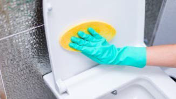 電解水での清掃