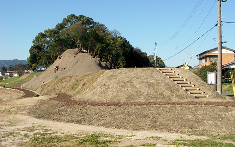 特別史跡水城跡保存修理工事