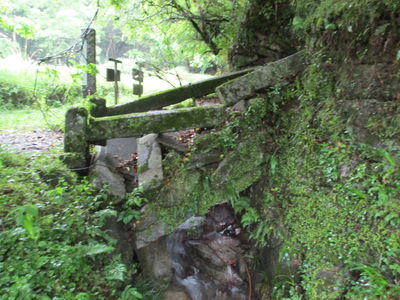 鳴渡観音石橋復旧工事