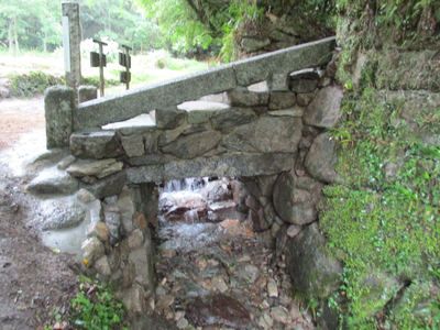 鳴渡観音石橋復旧工事